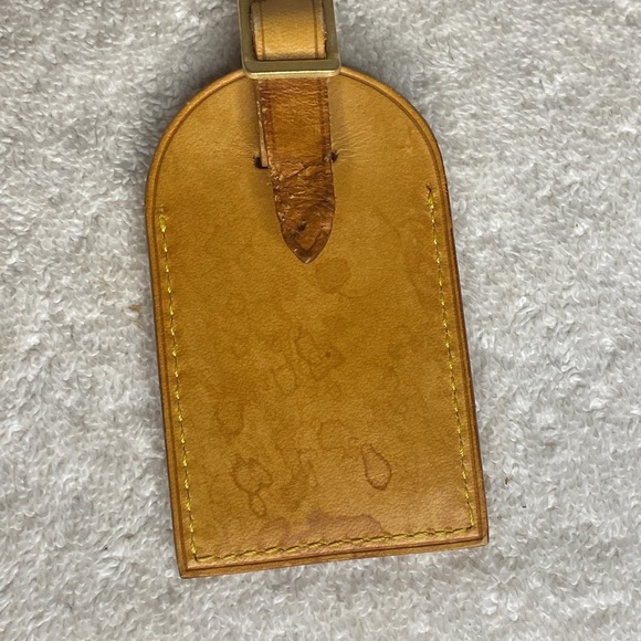 Vintage Louis Vuitton Luggage Tag in Vachetta Leather (06I) - Picture 5 of 6